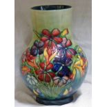 MOORCROFT VASE WITH SPRING FLOWERS PATTERN - 25.