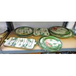 GOOD SELECTION OF ROYAL DOULTON POPPY DECORATED PLATES,