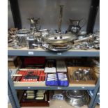 LARGE SELECTION OF VARIOUS SILVER PLATED WARE,