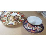 CROWN DERBY PLATE, CUP,