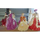 3 ROYAL DOULTON FIGURES INCLUDING DEBORAH,