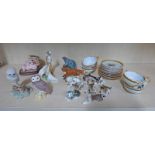 SELECTION OF VARIOUS PORCELAIN TO INCLUDE BESWICK FOX,