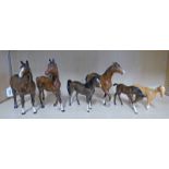 6 VARIOUS ROYAL DOULTON HORSES