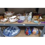 ROYAL ALBERT DINNERWARE, POTTERY BASIN,