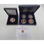 2012 JERSEY DIAMOND JUBILEE 4 - COIN SET,