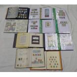 5 ALBUMS OF AUSTRALIA, ROMANIA AND HUNGARY MINT AND USED STAMPS,