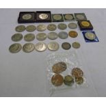 SELECTION OF VARIOUS UK COINS TO INCLUDE 1818 GEORGE III HALFCROWN, 1913 GEORGE V FLORIN,