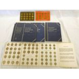 1937-1952 AND 1953-1967 BRASS THREEPENCE COMPLETE SETS,