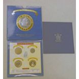 1994 ROYAL MINT TRIAL SET, MINTING THE TWO-POUND TRIAL PIECE, THE FIRST UK BI COLOUR COIN,