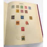 ALBUM OF MINT AND CASED WORLDWIDE STAMPS WITH IMPERT GERMAN STATES, CUBA, JAPAN,