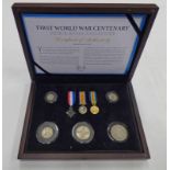 FIRST WORLD WAR CENTENARY COIN & MEDAL COLLECTION, IN CASE OF ISSUE WITH C.O.