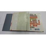 ALBUM OF MINT AND USED STAMPS WITH BELGIUM, LUXENBOURG, SWITZERLAND,