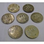 6 CROWNS TO INCLUDE 2 X 1696 WILLIAM III,