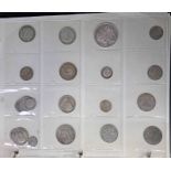 COIN ALBUM OF VARIOUS UK AND WORLDWIDE COINS TO INCLUDE 1889 VICTORIA CROWN,
