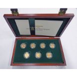 THE SOVEREIGN MINTMARK COLLECTION OF 7 GEORGE V SOVEREIGNS TO INCLUDE: 1911 LONDON; 1912 PRETORIA;