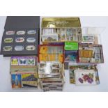 SELECTION OF 2/ - BOOKLETS, TELEPHONE CARDS, CIGARETTE CARDS, POSTCARDS TO INCLUDE TRAINS,