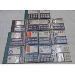 7 ALBUMS OF 1958-1983 FIRST DAY COVERS AND STAMPS IN CORRESPONDING SETS, MINT AND USED,