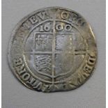 1600 ELIZABETH I SILVER SIXPENCE