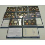 1991-1999 UK PROOF COIN SETS,