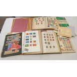 SELECTION OF MINT & USED WORLDWIDE STAMPS TO INCLUDE GERMAN INFLATION ISSUES IN COMPLETE SHEETS,