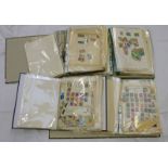 4 BOX FILE ALBUMS OF VARIOUS USED WORLDWIDE TO INCLUDE SPAIN, MALAY, ADEN,