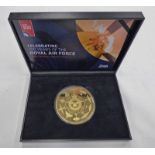 2018 ISLE OF MAN CENTENARY OF THE RAF TEN CROWNS PROOF COIN, IN CASE OF ISSUE WITH C.O.A.