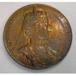 1902 EDWARD VII BRONZE CORONATION MEDAL,