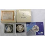 TWO 1978 BAHAMAS ANNIVERSARY PRINCE CHARLES SILVER PROOF $10 COINS BOTH IN CASE OF ISSUE WITH C.O.A.