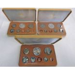 1976, 1978 AND 1979 COOK ISLANDS 8 COIN PROOF SETS IN CASE OF ISSUE WITH C.O.A.