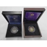 2016 GUERNSEY BATTLE OF THE SOMME PROOF £5 & BRILLIANT UNCIRCULATED £5,