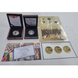 THE ROYAL BRITISH LEGION LIVE ON COMMEMORATIVE 3 - BRONZE MEDAL COLLECTION,
