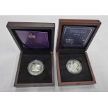 2018 JERSEY 65TH ANNIVERSARY OF THE QUEEN'S CORONATION SILVER PROOF £5 & 2018 GUERNSEY ROYAL