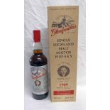 1 BOTTLE GLENFARCLAS 15 YEAR OLD SINGLE MALT WHISKY, DISTILLED 1989,