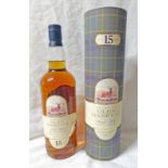 1 BOTTLE GLEN GARIOCH 15 YEAR OLD SINGLE MALT WHISKY - 1 LITRE,