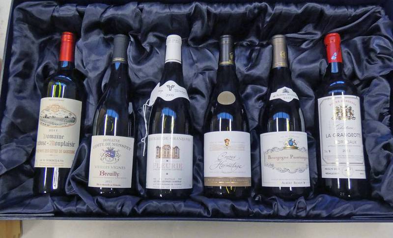 THE VINTERS SELECTION TO INCLUDE CHATEAU DE GRAND PRE FLEURIE 2009, CROZES HERMITAGE 2010,