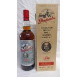 1 BOTTLE GLENFARCLAS 25 YEAR OLD SINGLE MALT WHISKY, DISTILLED 1990,