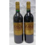 2 BOTTLES CHATEAU BATAILLEY GRAND CRU CLASSE PAUILLAC 1999 VINTAGE (2)