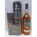 1 BOTTLE GLEN ORD 12 YEAR OLD SINGLE MALT WHISKY - 70CL,