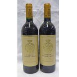 2 BOTTLES CHATEAU GRUAUD LAROSE,