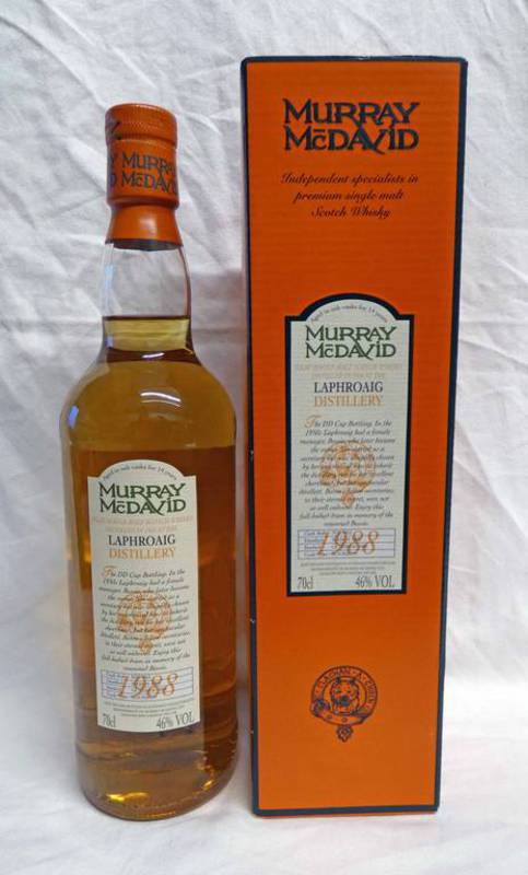 1 BOTTLE LAPHROAIG 14 YEAR OLD SINGLE MALT WHISKY, MURRAY MCDAVID BOTTLING, DISTILLED MARCH 1988,