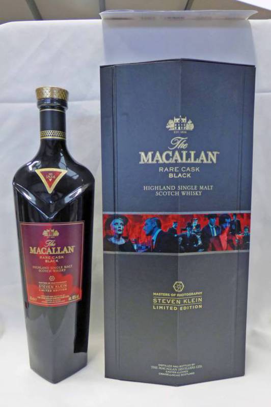 1 BOTTLE MACALLAN RARE CASK BLACK SINGLE MALT WHISKY,