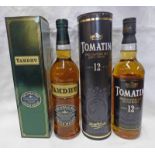 1 BOTTLE TOMATIN 12 YEAR OLD SINGLE MALT WHISKY - 70CL,