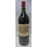 1 MAGNUM CHATEAU LAFITE ROTHSCHILD - VINTAGE 1978 150CL Condition Report: Cap