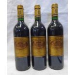 3 BOTTLES CHATEAU BATAILLEY GRAND CRU CLASSE - VINTAGE 1999 (3)