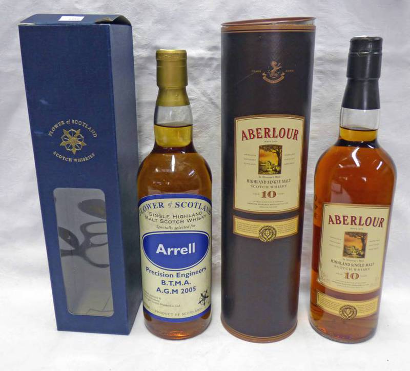 1 BOTTLE ABERLOUR 10 YEAR OLD SINGLE MALT WHISKY - 70CL,