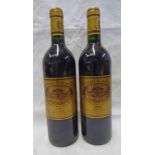 2 BOTTLES CHATEAU BATAILLEY GRAND CRU CLASSE PAUILLAC 1999 VINTAGE (2)