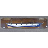 PAINTED WOODEN WALL HALL MODEL OF THE SHIP "SOLOMON 1903",