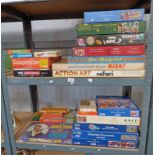 SELECTION OF VARIOUS BOXED JIGSAWS AND BOARD GAMES