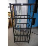 BLACK METAL DEED BOX STAND 151CM TALL X 61CM WIDE X 37CM DEEP - PLUS VAT