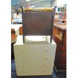 PIANO STOOL & PAINTED CHEST